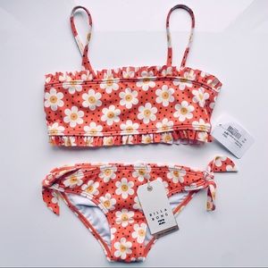 ❌SOLD❌NEW Billabong Girl’s “Can’t Wait” 2 piece swim set in orange -Size 10